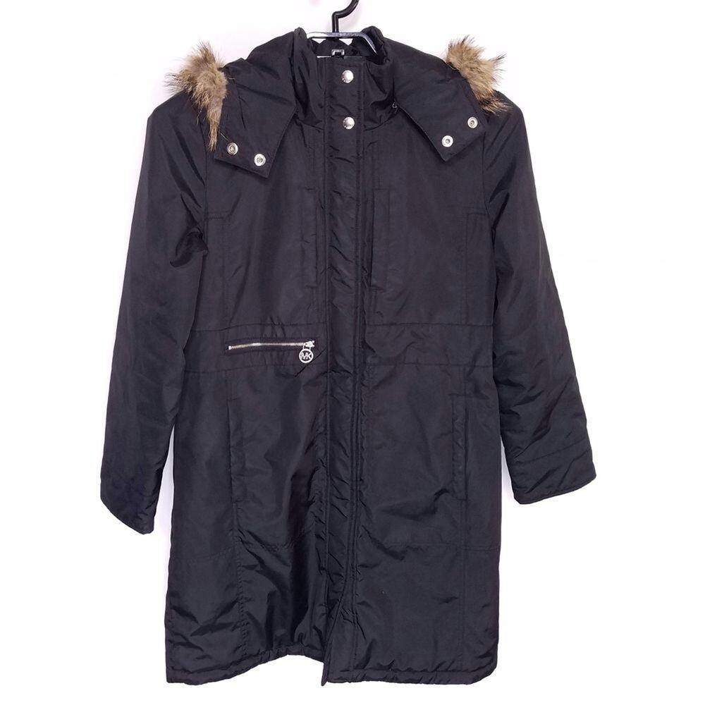 Michael Michael Kors Winter Coat M Coyote Fur Hood